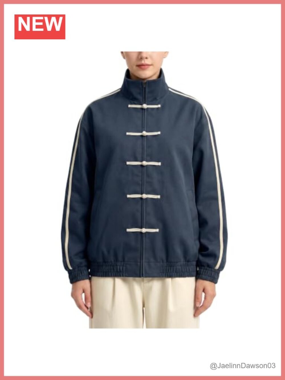 Faux Suede Track Jacket Loose Fit Chinese Style Streetwear Coat
